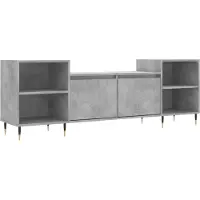 vidaXL TV-Schrank Betongrau 160x35x55 cm Holzwerkstoff