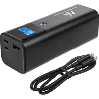 Macleans Powerbank 24600mAh 140W mit USB-C PD Schnellladung und Display