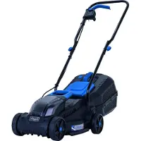 Scheppach Akku-Rasenmäher BC-MP320-X | 32 cm Schnittbreite | 4-stufige Schnitthöhenverstellung | 250 - 300 m2 | 20V IXES | Brushless Motor | 30L
