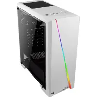 Aerocool Cyclon, Midi Tower, PC, Weiß, ATX, micro ATX, Mini-ITX, Vorderseite, 15,5 cm