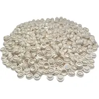 LEGO 1x1 Rundplatten Platten Weiß - 4073 NEU! Menge 75x