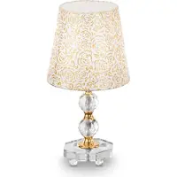 Ideal Lux Schreibtischlampen - Classic Office Queen Metall Gold 1 Licht E27 Klein