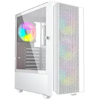 Gembird Fornax 4000, Midi Tower, PC, Schwarz, ATX, ITX, Mini-ATX, Glas, Metall, SPCC, Gaming