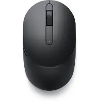 Dell Mobile Wireless-Maus – MS3320W – Schwarz, Beidhändig, Optisch, RF Wireless + Bluetooth, 1600 DPI, Schwarz