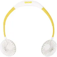 Unold 86690 Nackenventilator Breezy White mit bequemen Nackenbügel 3-stufige Geschwindigkeitsregelung LED-Kontrollleuchte
