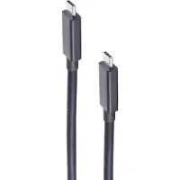 Shiverpeaks -BASIC-S--USB-C Verbindungskabel--USB Kabel Typ-C Stecker auf Typ C Stecker, 4.0 Gen 3x2, schwarz