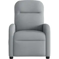 vidaXL Möbel Fernseh- & Relaxsessel - Grau - CLORIS Relaxsessel Hellgrau Stoff,19.9 Kg - 477919
