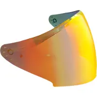 Cgm Roter schillernder Visier für 127 DEEP Jet Helm