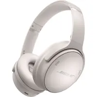 Bose QuietComfort 45 Kabelloser Bluetooth-Kopfhörer mit Geräuschunterdrückung und Mikrofon für Anrufe, Weiß, Einheitsgröße