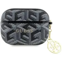 GUESS Guappgce4Ck Hülle Für Airpods Pro - Schwarzer Gcube Charm
