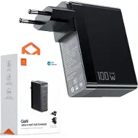 Mcdodo GaN CH-8101 Pro universelles UK/US/EU-Reiseladegerät/Adapter, 100 W, 2 x USB-C, USB-A (schwarz)