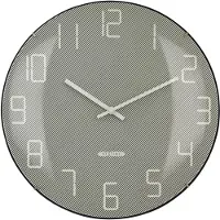 Nextime - 3299GS - Wanduhr - 35cm - schwarz - Shade