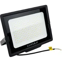 Luxula LED Fluter 150 W 3000 K warmweiß schwarz IP65