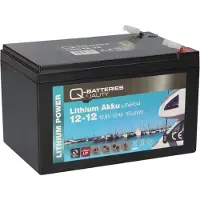 Q-Batteries Lithium Akku 12-12 12.8V mit Bluetooth