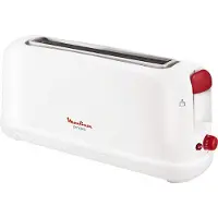 Moulinex LS160111, 1 Scheibe(n), Rot, Weiß, Tasten, Drehregler, 1000 W