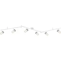 Globo Lighting Strahler Metall weiß matt, 6x GU10