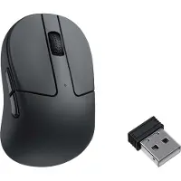 Keychron M4, rechts, Optisch, RF Wireless + Bluetooth + USB Type-C, 26000 DPI, Schwarz