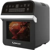 Topmatic XXL Heißluftfritteuse 12L schwarz DAF-1601.12LB 1600W Digitales Touch-Bedienfeld 60M. Timer