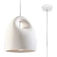 Sollux Keramik-Pendelleuchte BUKANO 1xE27 15W Keramik 126x25x25cm Lighting