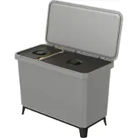 Prosperplast 1x10l+1x23l Systema 57x29x41 Cm Recyclingbehälter