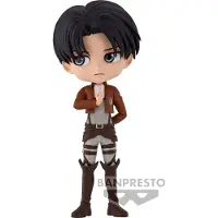 Bandai Q Posket Attack On Titan Levi Vol2 Figur 14 Cm Braun Braun One Size