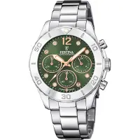 Festina Damen Uhr Casual Edelstahl Armbanduhr silber UF20603/5