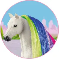Schleich HORSE CLUB Sofia’s Beauties Haare Beauty Horses Rainbow, Spielzeugfiguren-Frisur, 3 Jahr(e), Brushable hair, Horses, Mehrfarbig