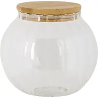 Clayre & Eef Vorratsglas Ø 13x14 cm Glas