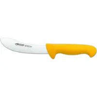 Arcos Enthäutungsmesser Farbe - Prof 295300 in Edelstahl Nitrum und mango ergonomische gelbe Polypropylenklinge von 16 cm, Vitrine
