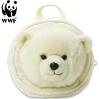 WWF Plüschrucksack Eisbär (Ø25cm) Rucksack Polar Bear Kinderrucksack Backpack