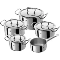 Zwilling Set of 5 Twin Classic Polished Pots