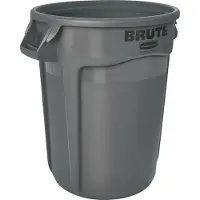 Brute 2632 BRUTE, 121,1 l, Rund, Lineares Polyethylen mit niedriger Dichte (LLDPE), Grau, Manuell, NSF, UV