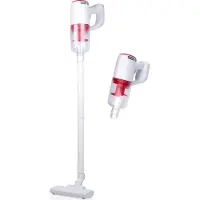 Dirt Devil DD9001, 2-in-1 Akku Staubsauger 80W, Weiß|Rot