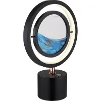 Globo Lighting Tischleuchte Metall schwarz matt, LED