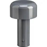 Luxus Europe - Tischlampe Touch Luna Grau - Kabellose LED-Tischlampe für den Innenbereich – USB-C wiederaufladbar