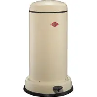 Wesco 134531-23 Baseboy 20 Abfalleimer in MANDEL mit 20 Liter Abfallvolumen und Fußtritt / Treteimer / Mülleimer