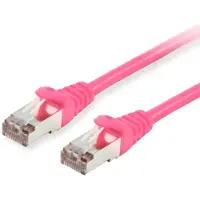Equip Cat.6 S/FTP Patchkabel, 5.0m, Pink, 5 m, Cat6, S/FTP (S-STP), RJ-45, RJ-45, Pink