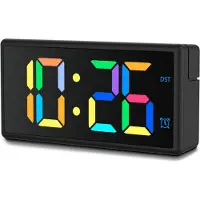Hama Ibiza, Digitaler Wecker, Rechteck, Schwarz, Grau, Drinnen, Erwachsener, Junge/Mädchen