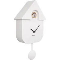 Karlsson - Kuckucksuhr Modern Cuckoo ABS - Weiß - 41x8,5x21,5cm