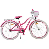 Volare Lovely Kinderfahrrad - Mädchen - 26 Zoll - Rosa - Zwei Handbremsen