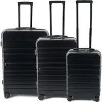 JSA Reisetrolley Set 45610 3er schwarz