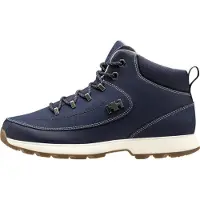 Helly Hansen Herren High-Top-Winterstiefel aus Naturleder, Marineblau, Schnürer