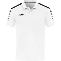 Jako Unisex Polo Power, Farbe:weiß, Größe:L