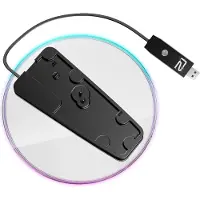 Ready2gaming PS5 Standfuß mit dynamischer RGB-Beleuchtung und pulsierenden Farbmodi