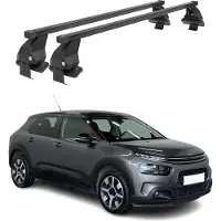 Menabo Dachträger Grundtäger für Citroen C4 Cactus 2018-2024 50kg Stahl Schwarz