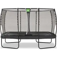 Exit Allure Premium Trampolin 214x366cm, auf Beinen, Rechteckig, Schwarz