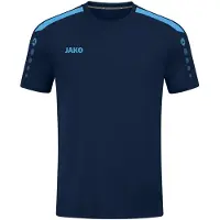 Jako Power Trikot Kurzarm Herren - Marine / Skyblue