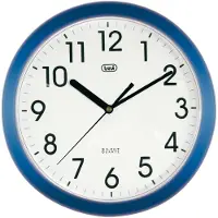Trevi OM3301, Wand, Quarzuhr, Quadratisch, Blau, Weiß, AA, 25 cm