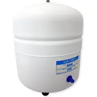 Naturewater 3,2 G Stahl Wassertank (12,1 L) für Umkehrosmose Wasser, Container lebensmittelecht, Vorratsbehälter mit Membran aus Butylkautschuk