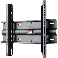 VCM Universal TV Wandhalterung 22-40 Zoll bis 35 kg | VESA bis max. 400x300 | Halter Fernsehhalter mit Wasserwaage flach starr | Fernseh Halterung WF110